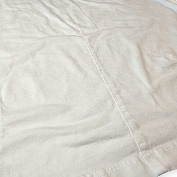 Nana Judy White Zipper Detail Short Sleeve Tee Large - Picture 6 of 8